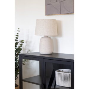 Alternative view of Croft Bordlampe, keramik, sand struktur