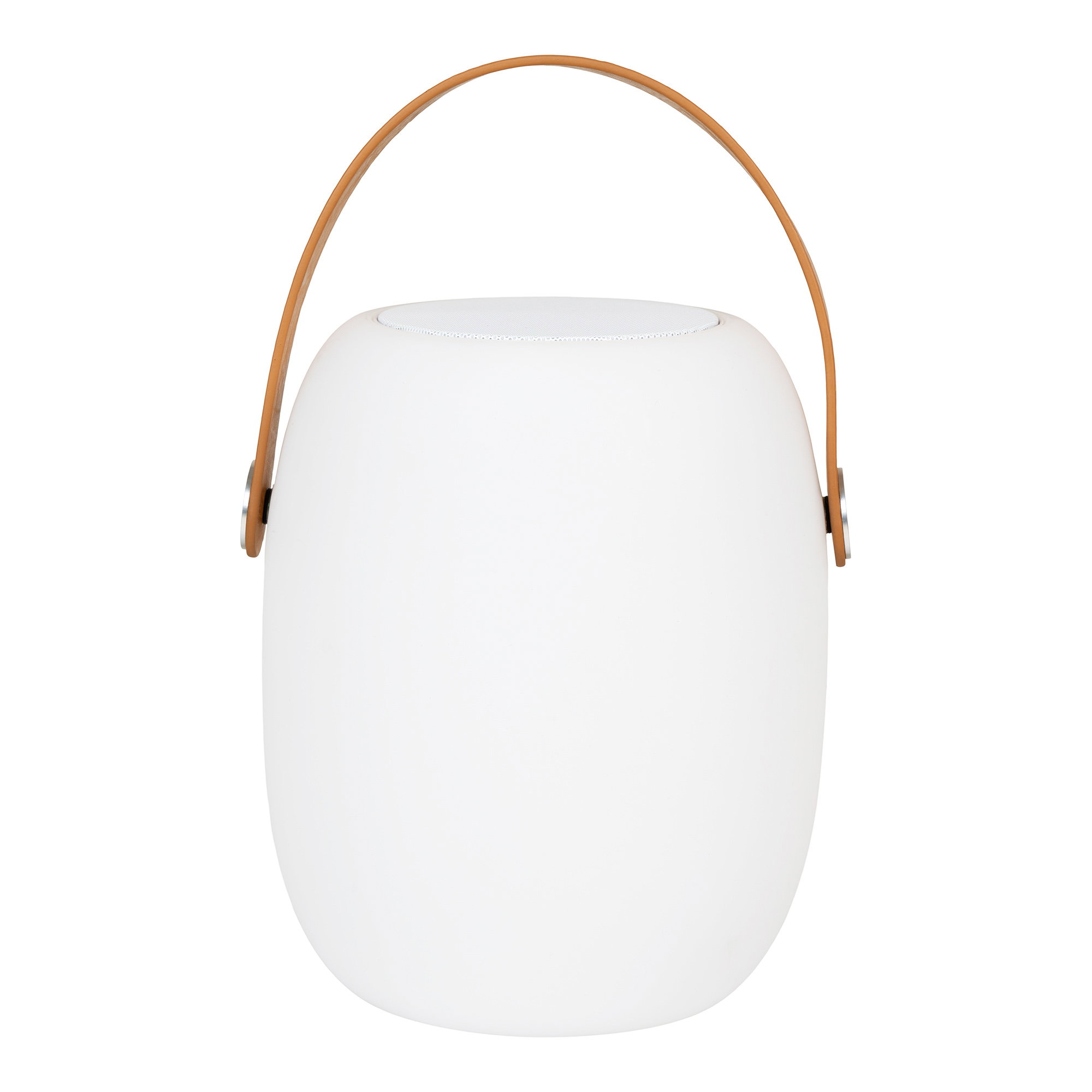Cardiff LED Lampe med læder strop, bluetooth højtaler, genopladelig, hvid - Billede 5
