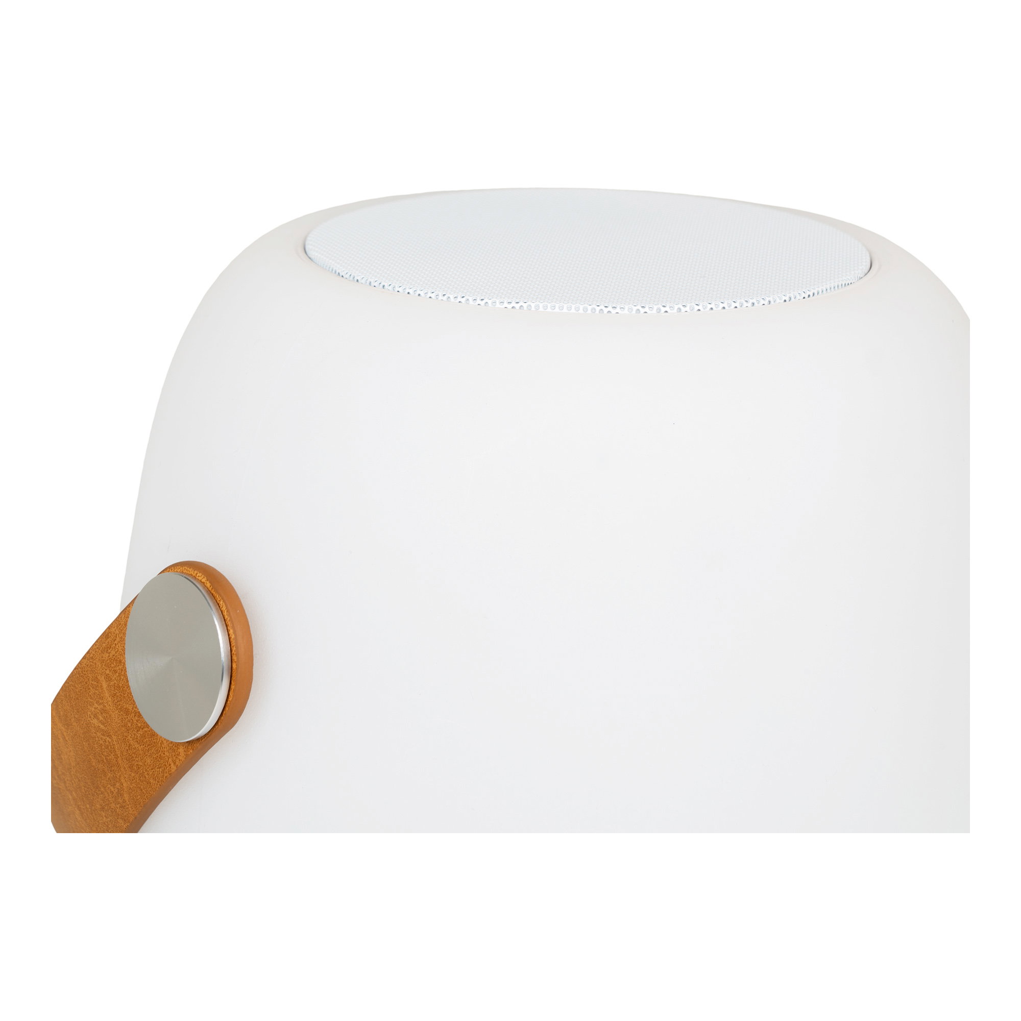 Cardiff LED Lampe med læder strop, bluetooth højtaler, genopladelig, hvid - Billede 7