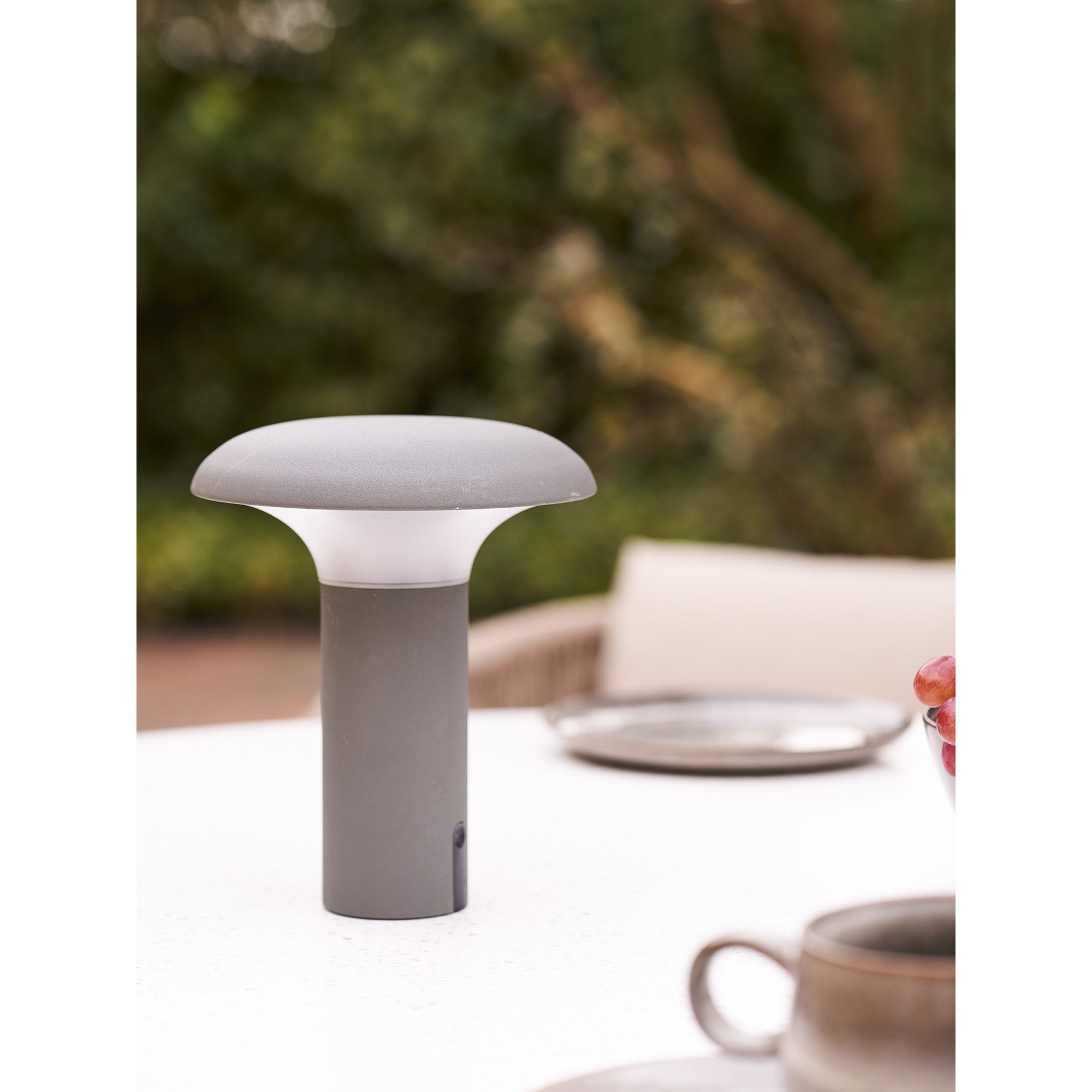 Ramsey LED Lampe, genopladelig, grå - Billede 5
