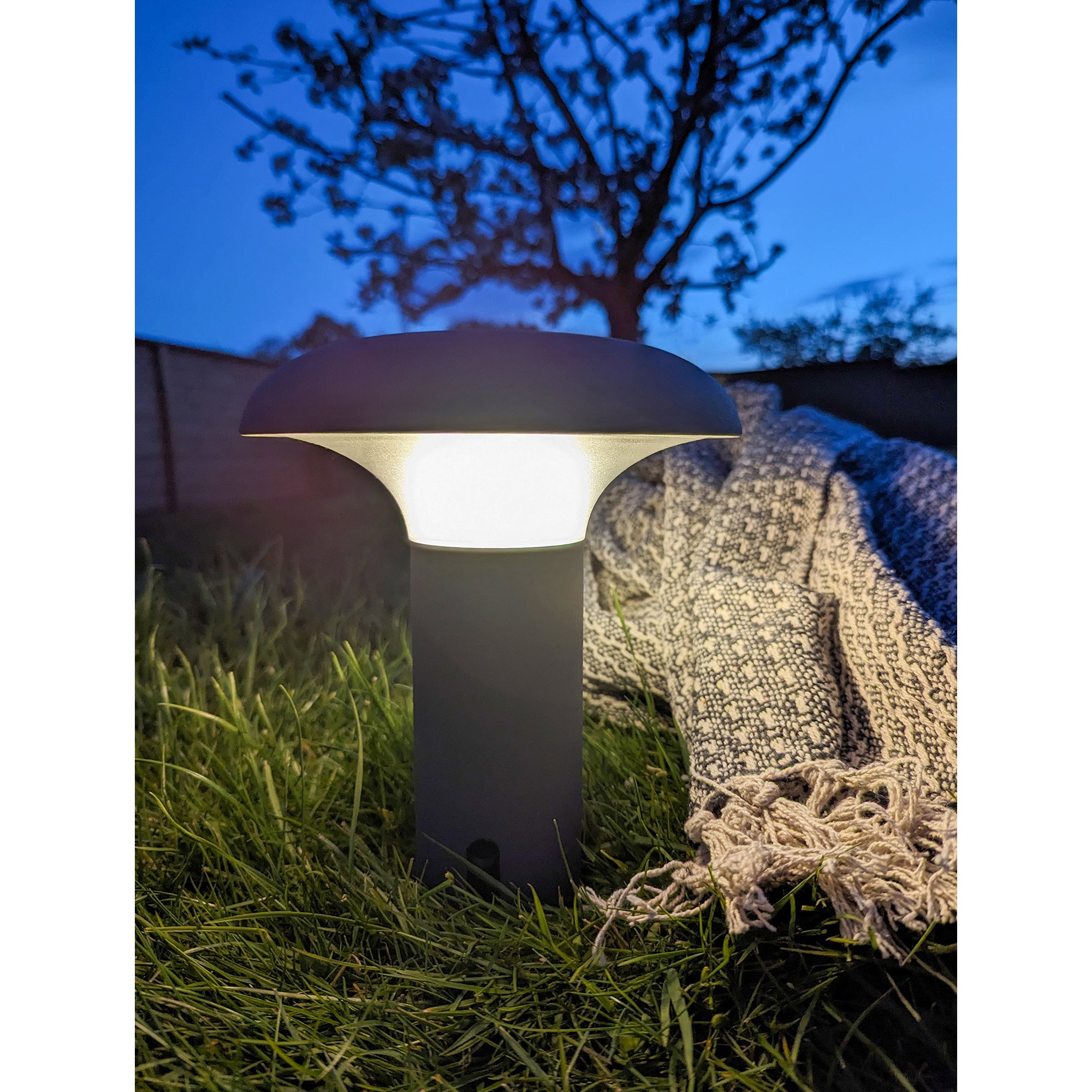 Ramsey LED Lampe, genopladelig, grå - Billede 6