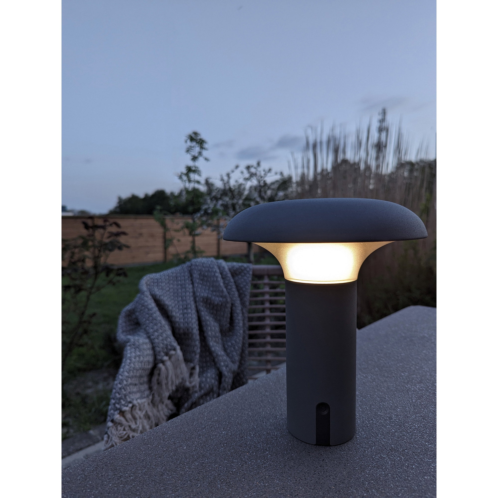 Ramsey LED Lampe, genopladelig, grå - Billede 7