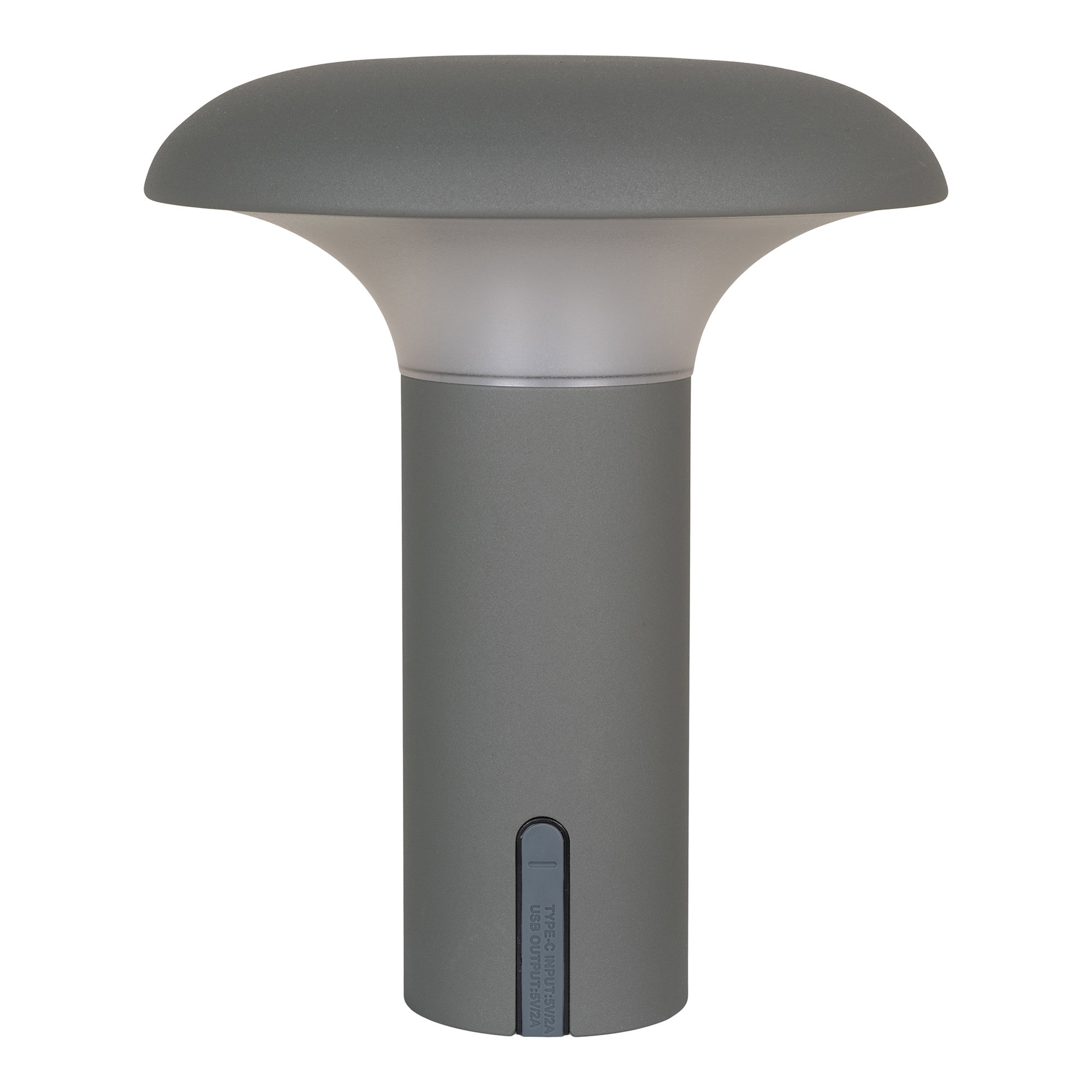 Ramsey LED Lampe, genopladelig, grå - Billede 3