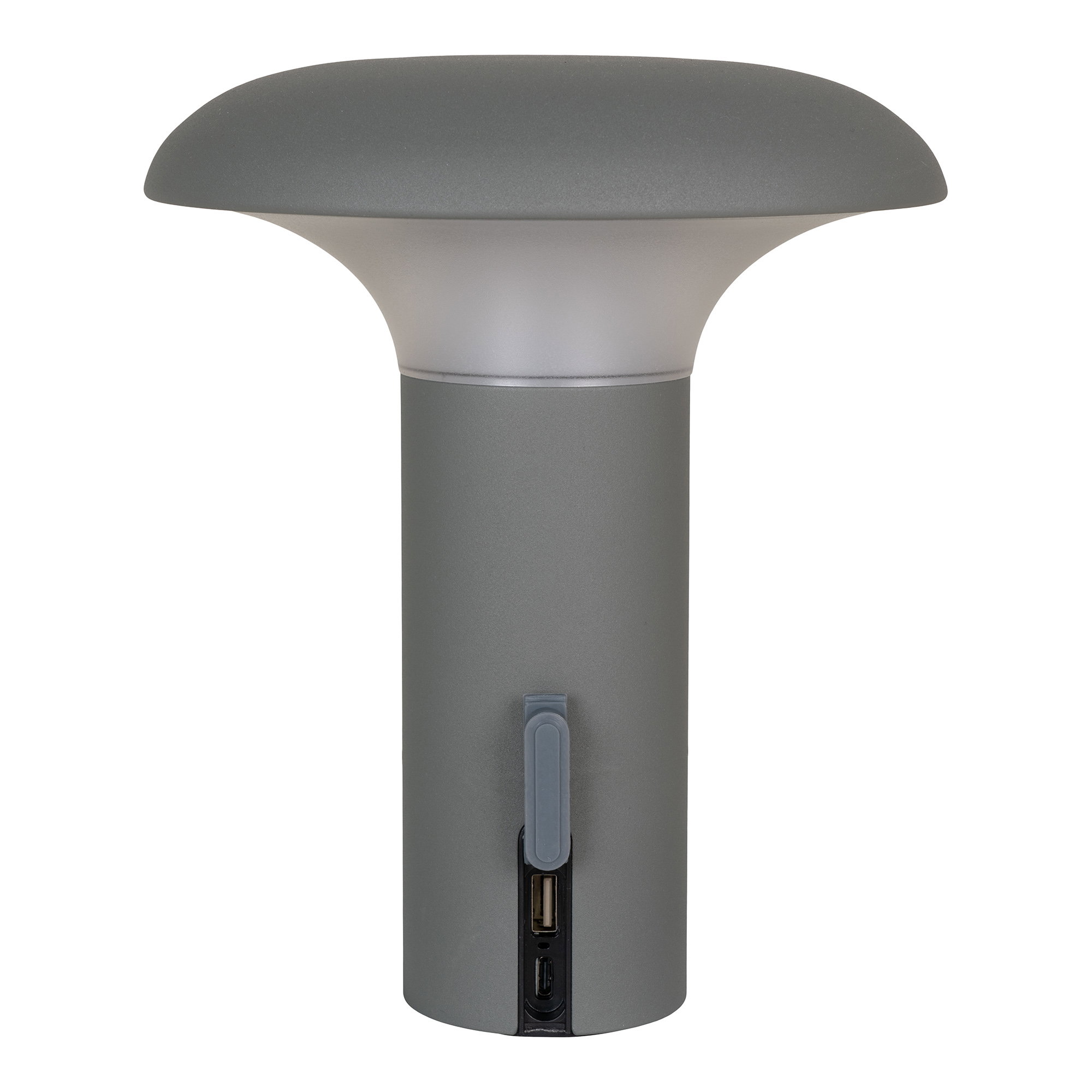 Ramsey LED Lampe, genopladelig, grå - Billede 4