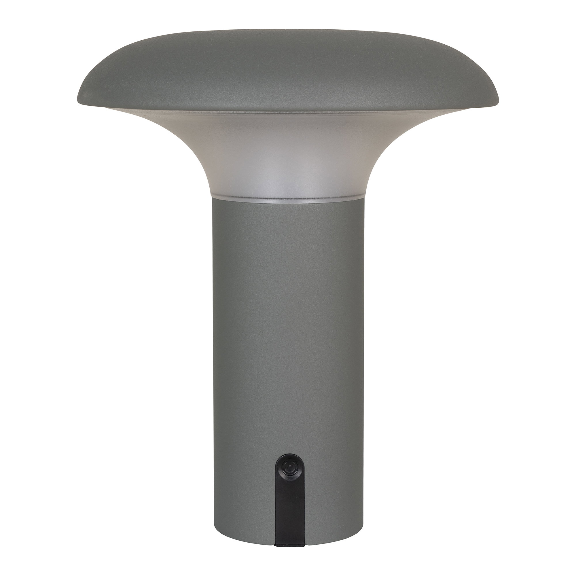 Ramsey LED Lampe, genopladelig, grå