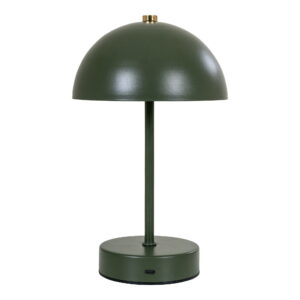 Alternative view of Holt Bordlampe, genopladelig, metal, grøn/messing