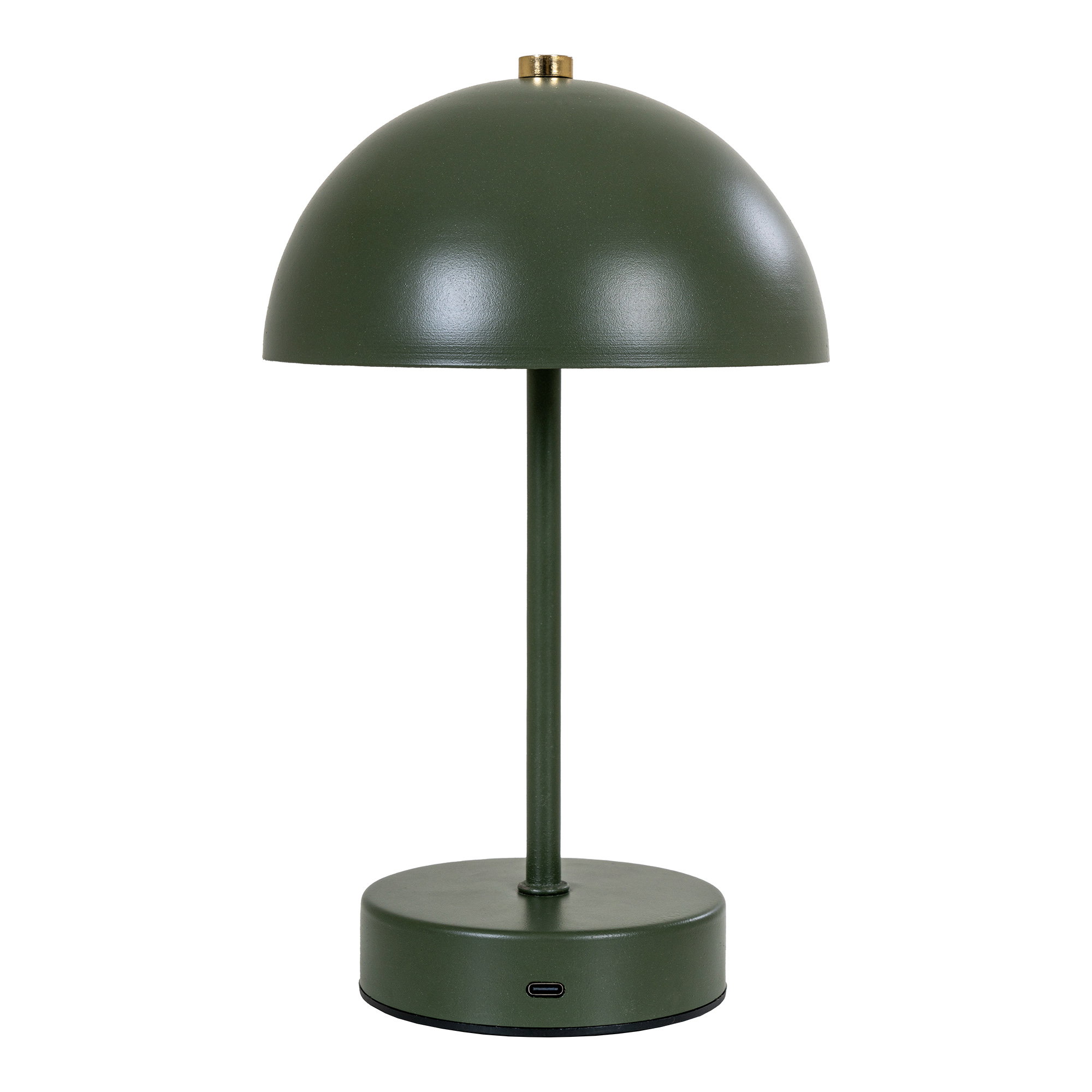 Holt Bordlampe, genopladelig, metal, grøn/messing - Billede 2