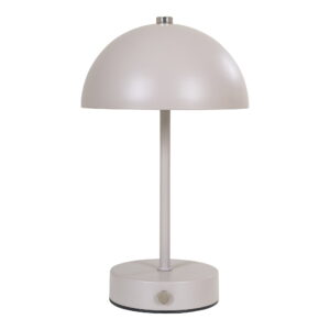 Holt Bordlampe, genopladelig, metal, sand/stål