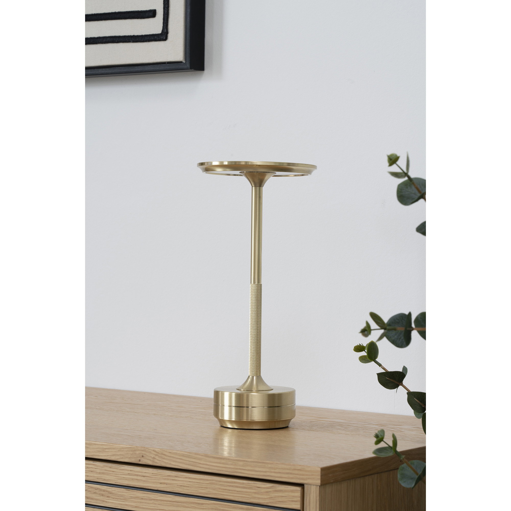 Lyneham Bordlampe, genopladelig, metal, messing - Billede 7