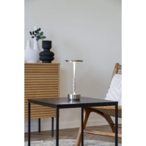 Lyneham Bordlampe, genopladelig, metal, sølv - Billede 5