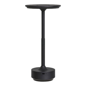 Alternative view of Lyneham Bordlampe, genopladelig, metal, sort