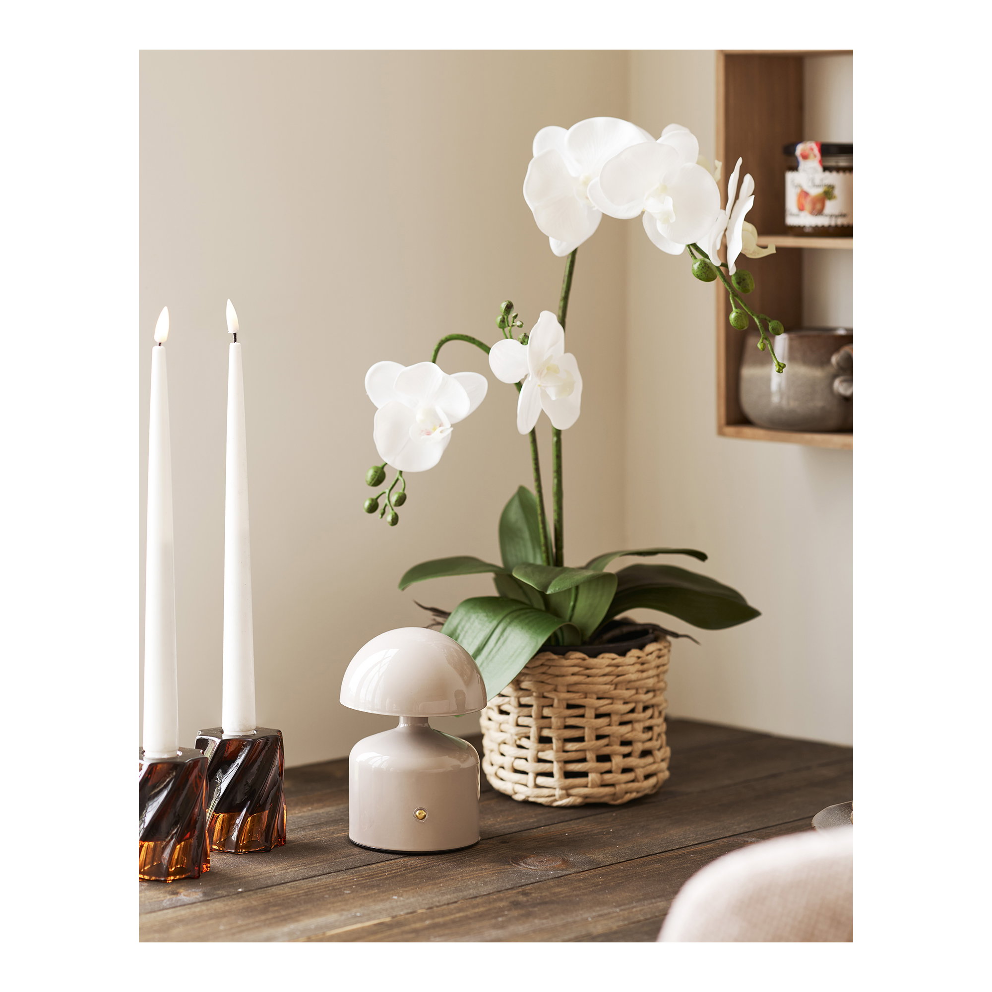 Aulla Bordlampe, genopladelig, metal,/plastik, grå - Billede 8