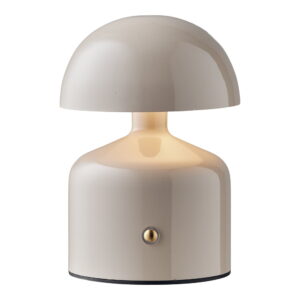 Alternative view of Aulla Bordlampe, genopladelig, metal,/plastik, grå