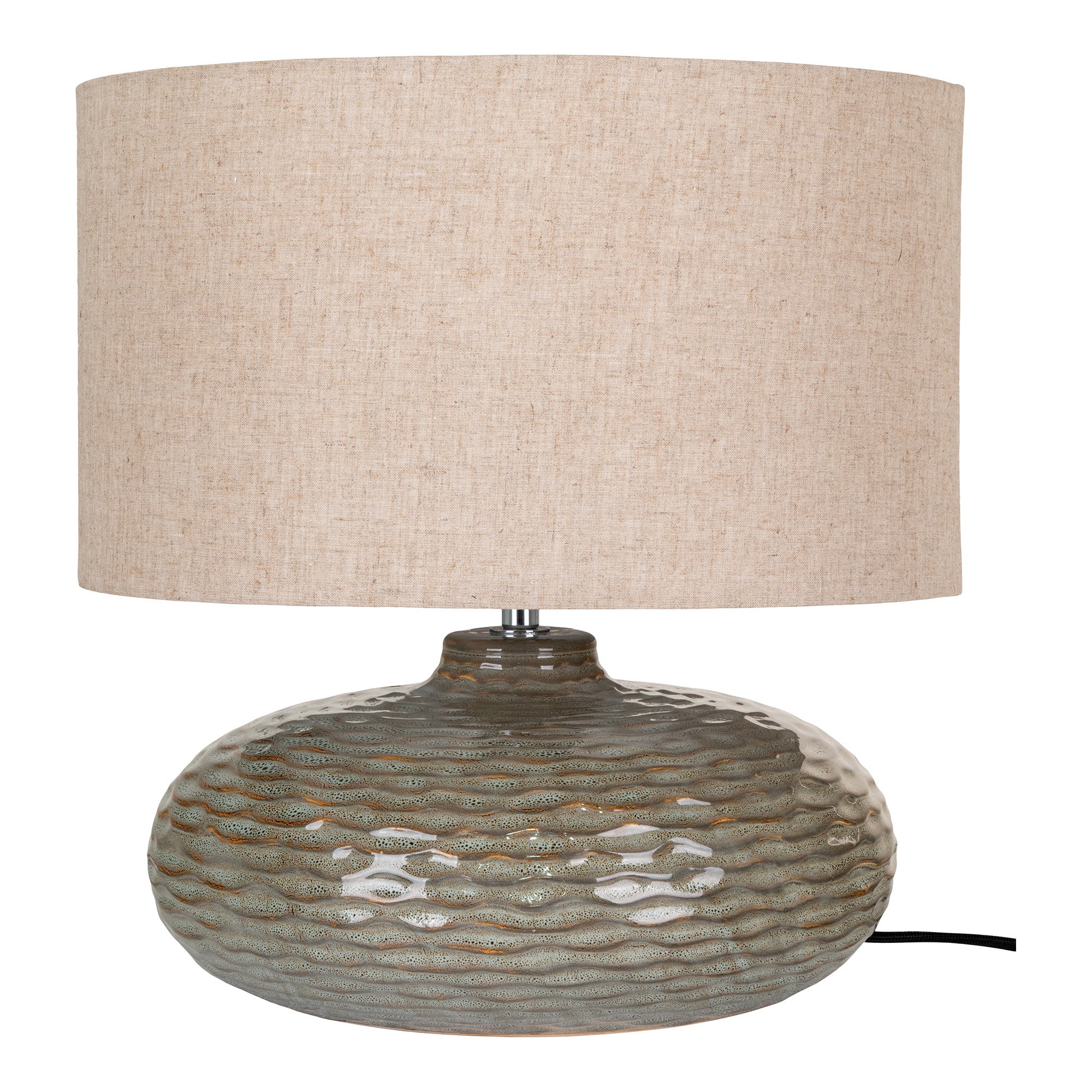 Oldham Bordlampe, keramik, grøn - Billede 2