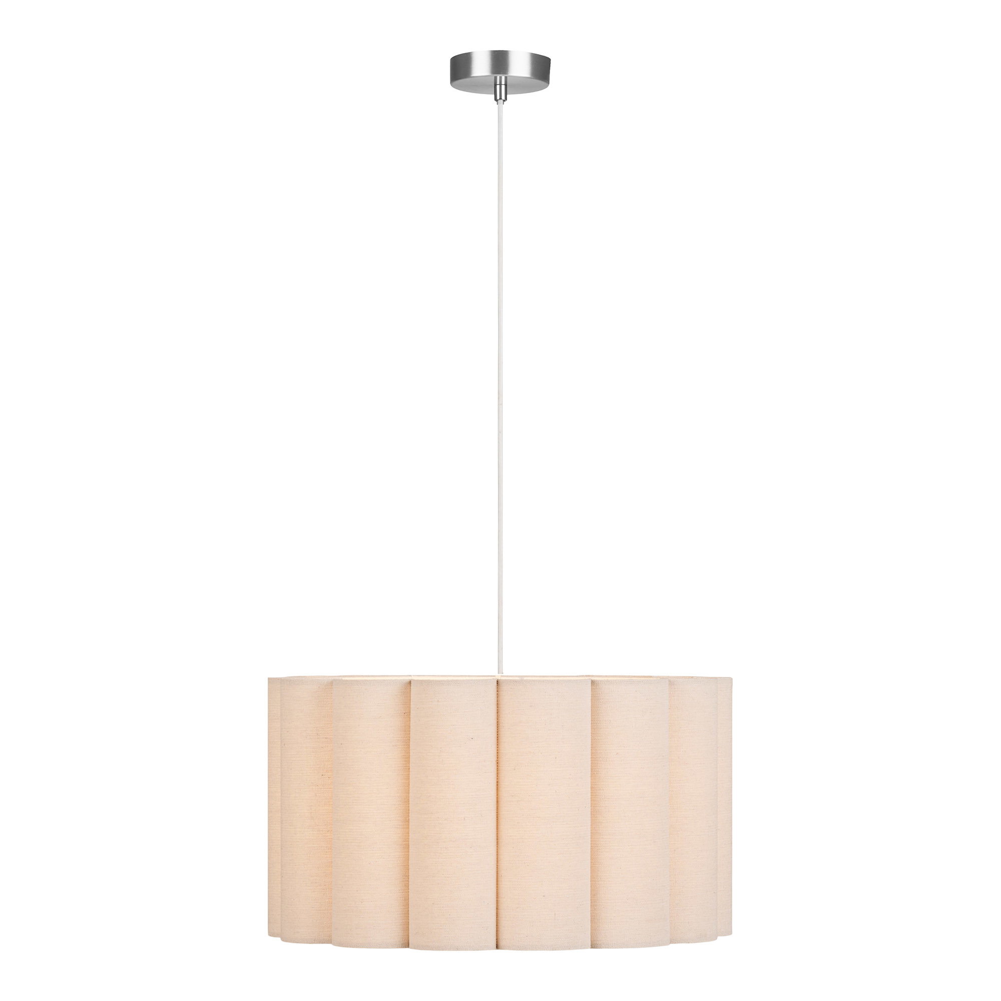 Watton Pendel, stål/linen, grey/beige - Billede 2