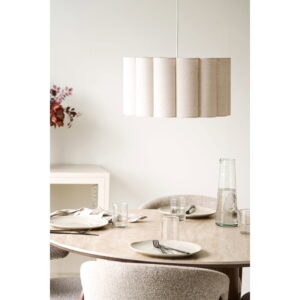 Watton Pendel, stål/linen, grey/beige - Billede 5