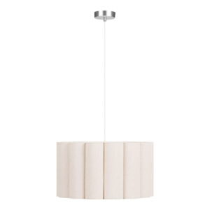Watton Pendel, stål/linen, grey/beige