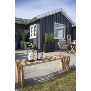 Bondi Lanterner, stål/glas, sort, sæt af 2 - Billede 6