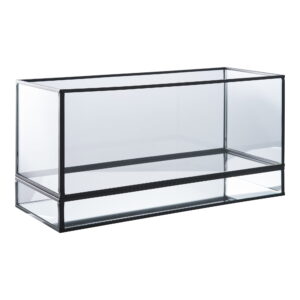 Alternative view of Hurricane Lysestage, metal/glas, sort, 30x12x15 cm