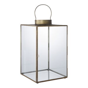 Alternative view of Mohali Lanterne, metal/glas, antik messing look