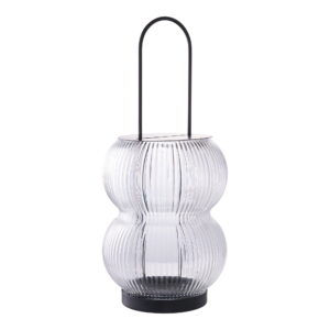 Alternative view of Lucena Lanterne, metal/glas, sort