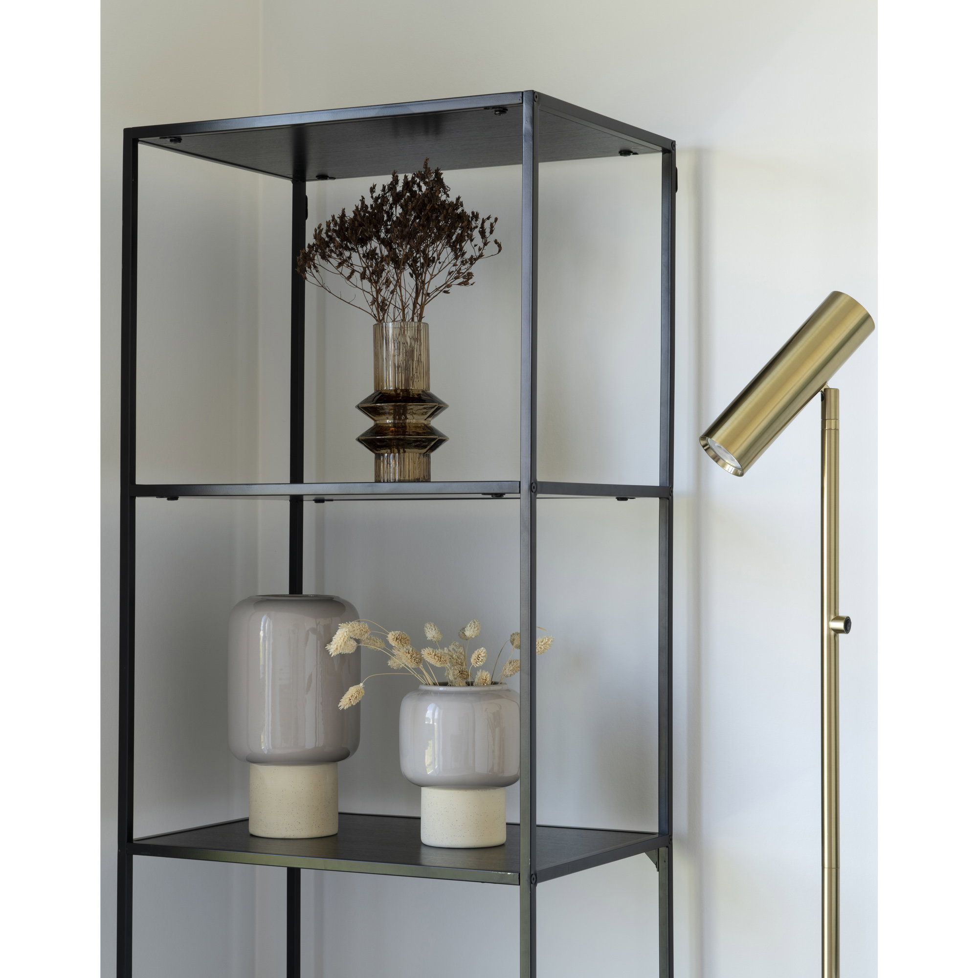 Paris Gulvlampe, metal, messing - Billede 4
