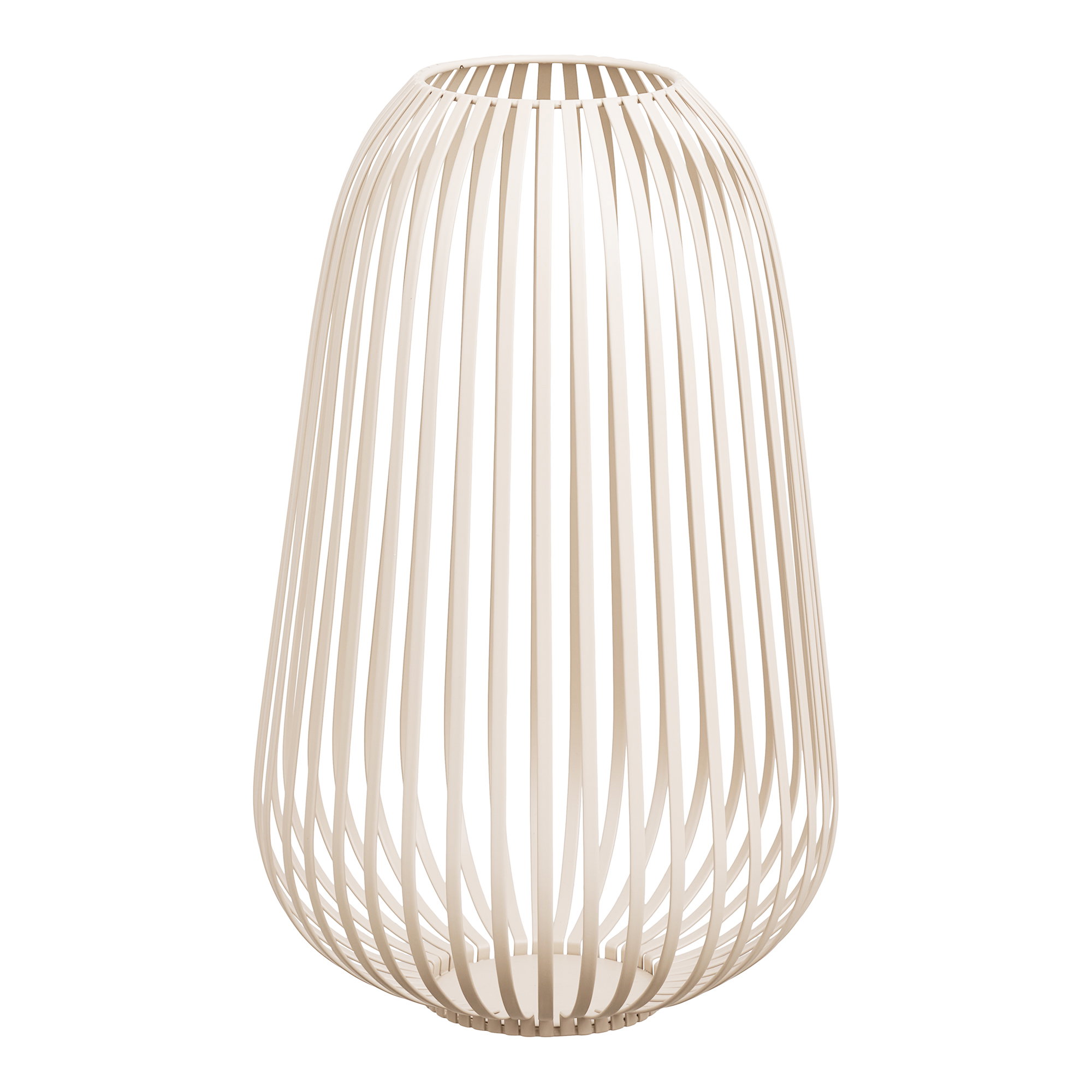 Stoense Lanterne, metal, beige, ø24,5x40 cm