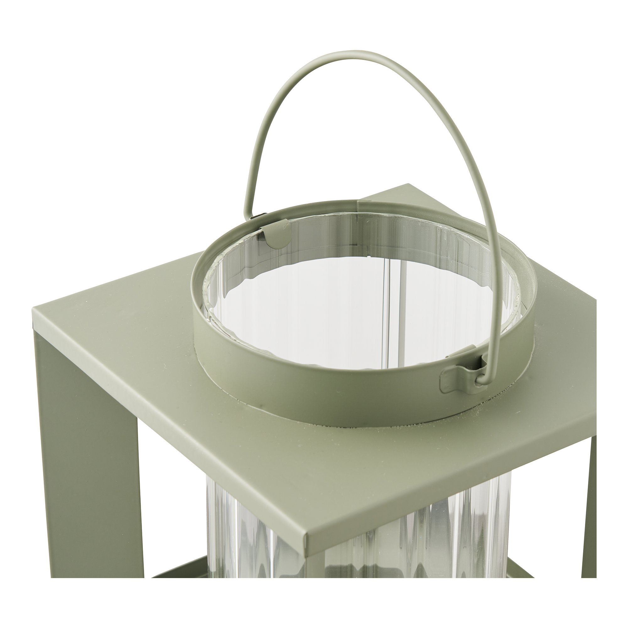 Lohals Lanterne, glas/metal, grøn, 18x18x20,5 cm - Billede 5