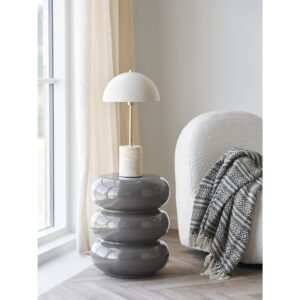 Sheffield Bordlampe, marmor/metal, beige - Billede 4