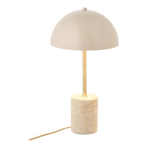 Alternative view of Sheffield Bordlampe, marmor/metal, beige