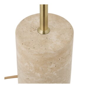 Sheffield Bordlampe, marmor/metal, beige - Billede 3