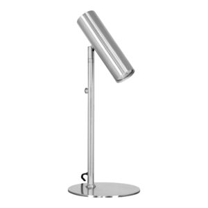 Paris Bordlampe, metal, sølv