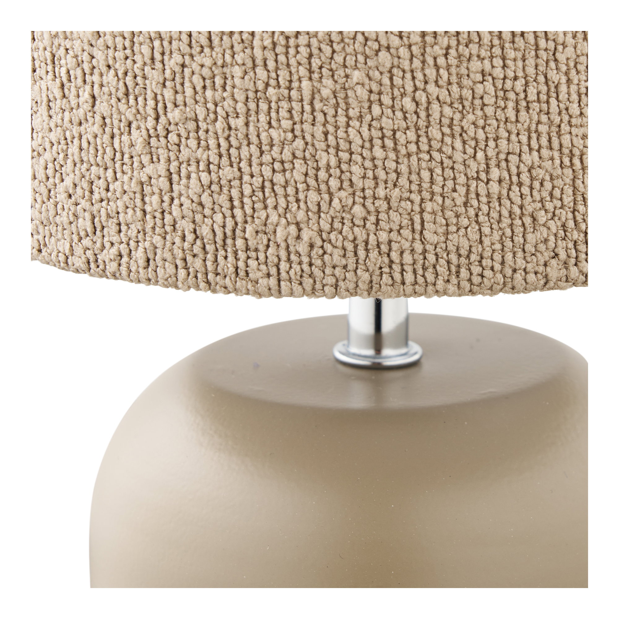 Morley Bordlampe, metal, grå - Billede 3
