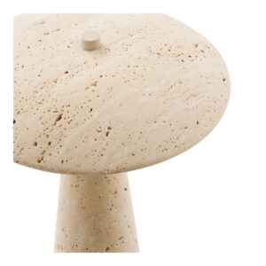 Consett Bordlampe, travertin, natur - Billede 3