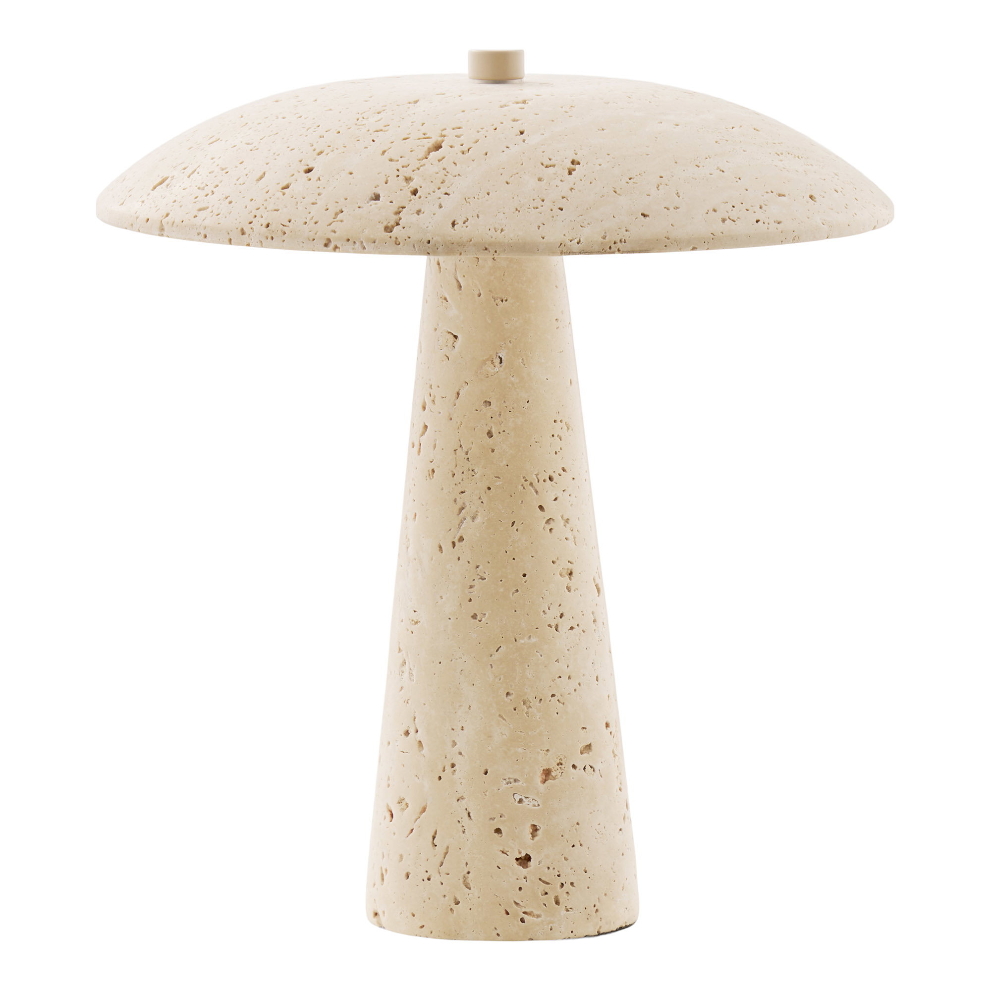 Consett Bordlampe, travertin, natur