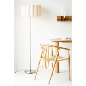 Watton Gulvlampe, stål/linen, grå/beige - Billede 6