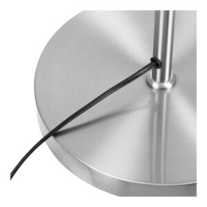 Watton Gulvlampe, stål/linen, grå/beige - Billede 3