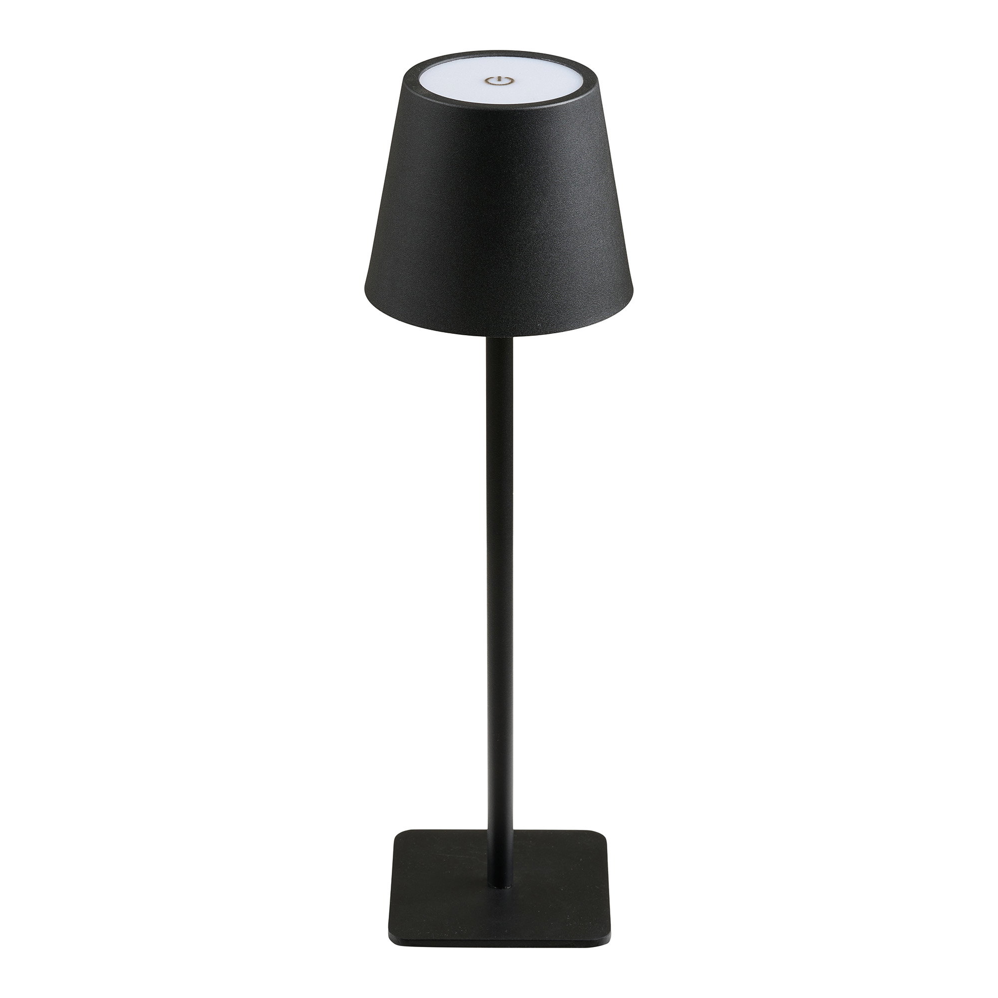 Bradford Bordlampe, genopladelig, metal, sort - Billede 2