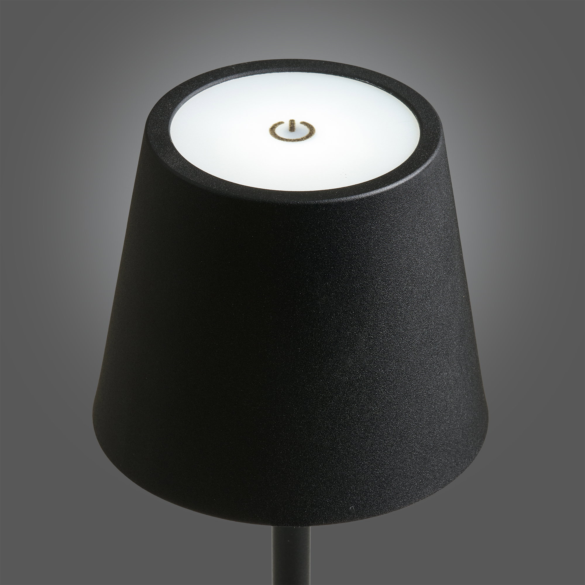 Bradford Bordlampe, genopladelig, metal, sort - Billede 4