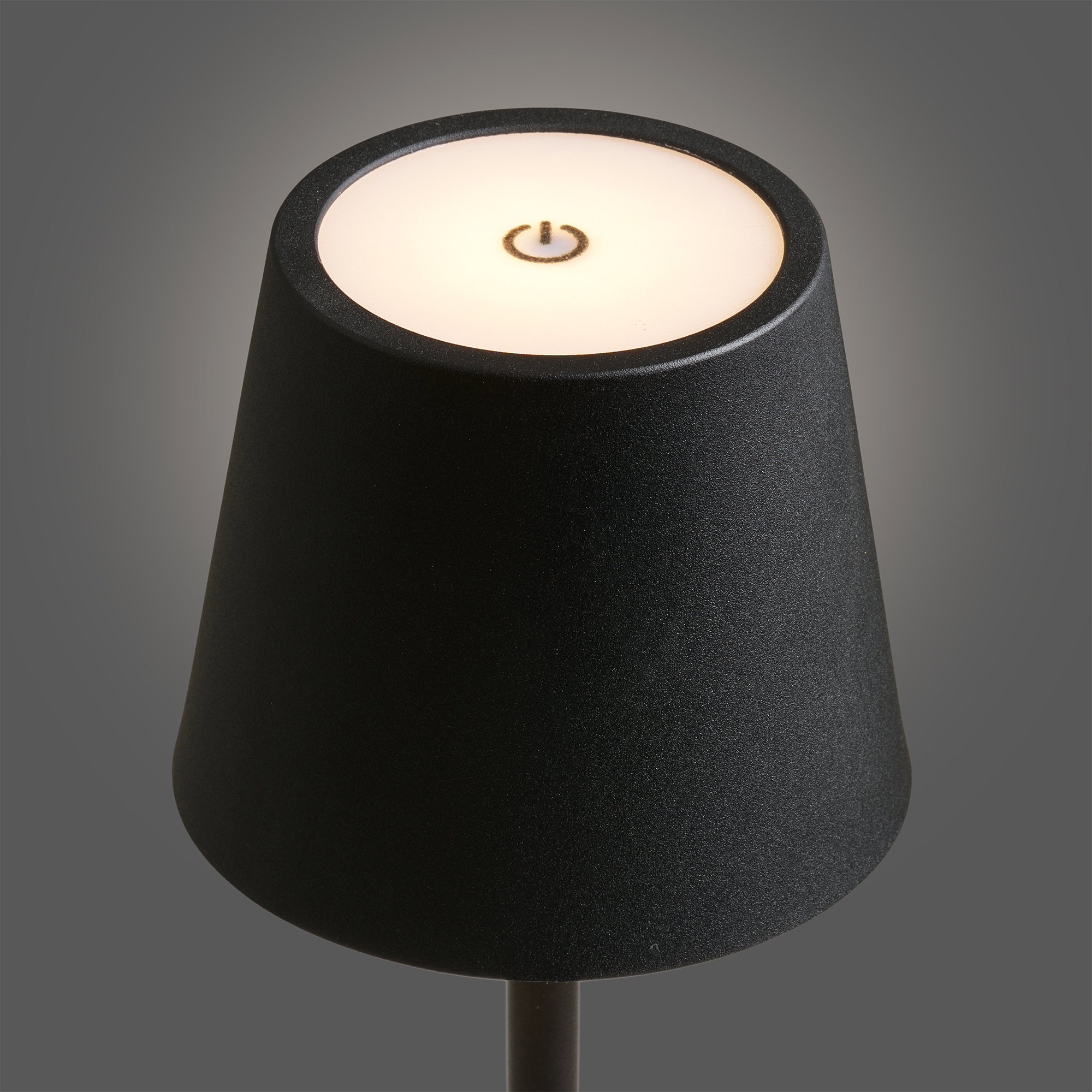 Bradford Bordlampe, genopladelig, metal, sort - Billede 5