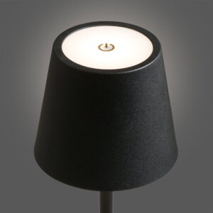 Bradford Bordlampe, genopladelig, metal, sort - Billede 6
