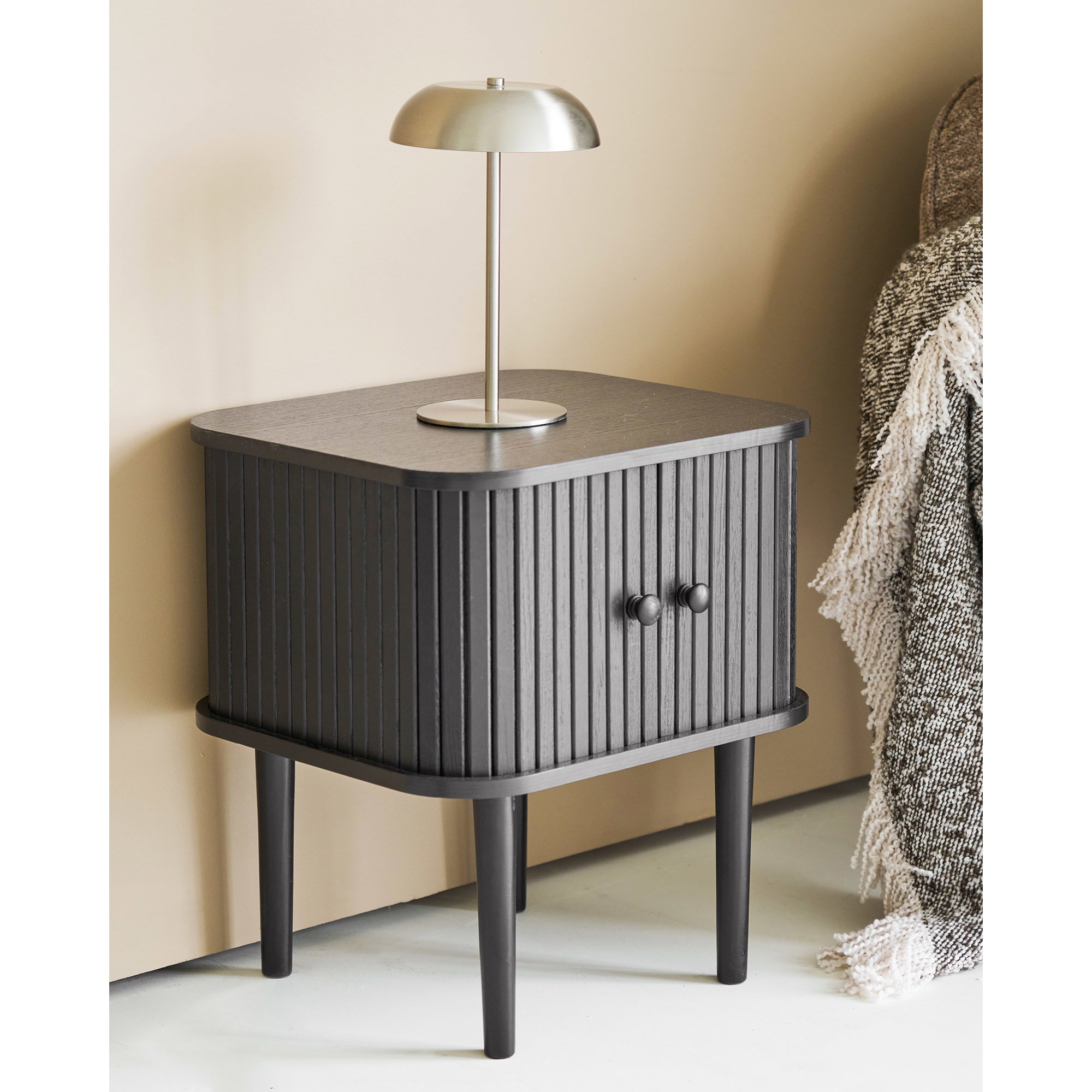 Fenwick Bordlampe, metal, genopladelig, sølv - Billede 6