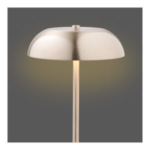 Alternative view of Fenwick Bordlampe, metal, genopladelig, sølv