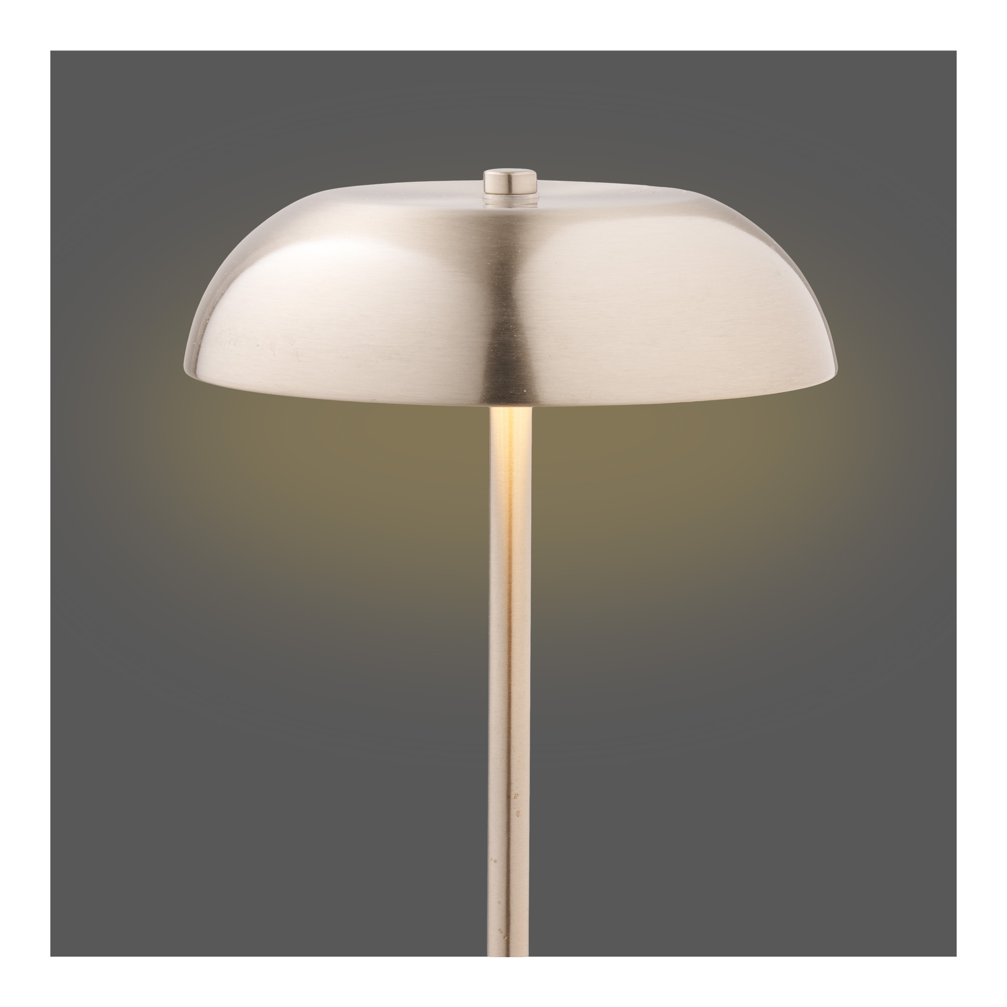 Fenwick Bordlampe, metal, genopladelig, sølv - Billede 2