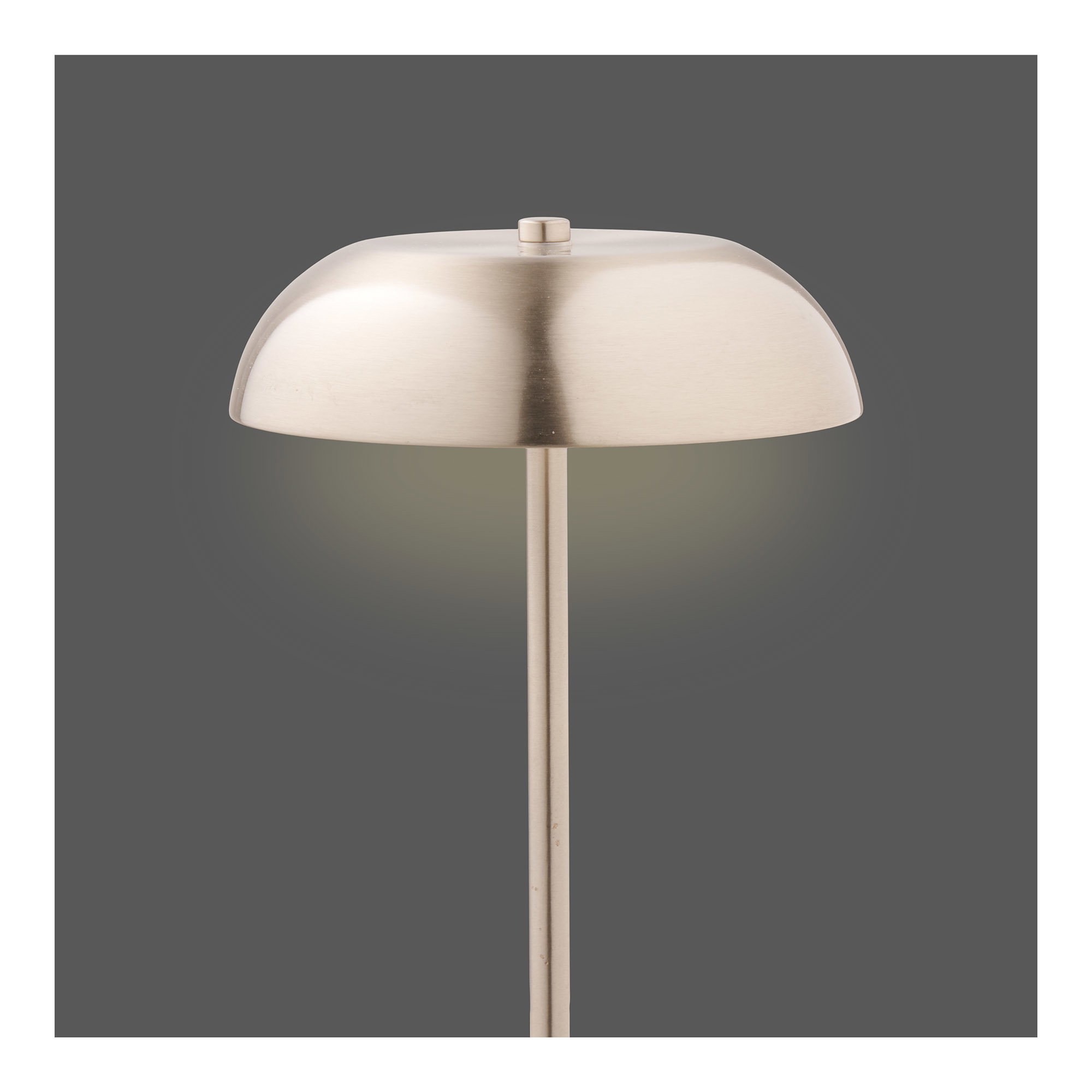 Fenwick Bordlampe, metal, genopladelig, sølv - Billede 4