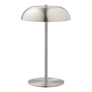 Fenwick Bordlampe, metal, genopladelig, sølv