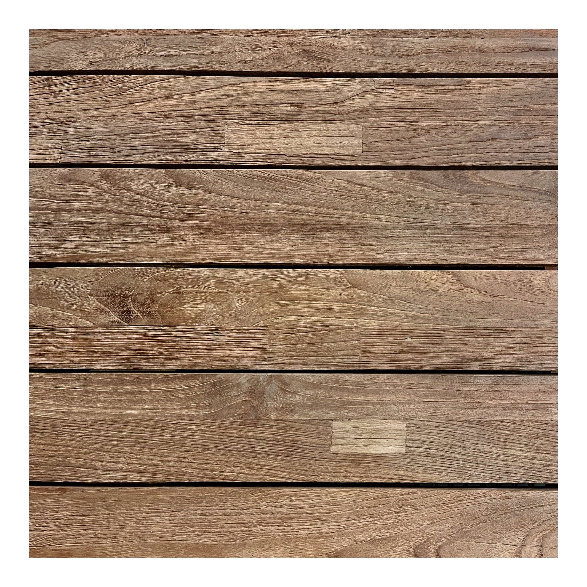 Volos Spisebord, teak, natur, 100x240x75 cm - Billede 4