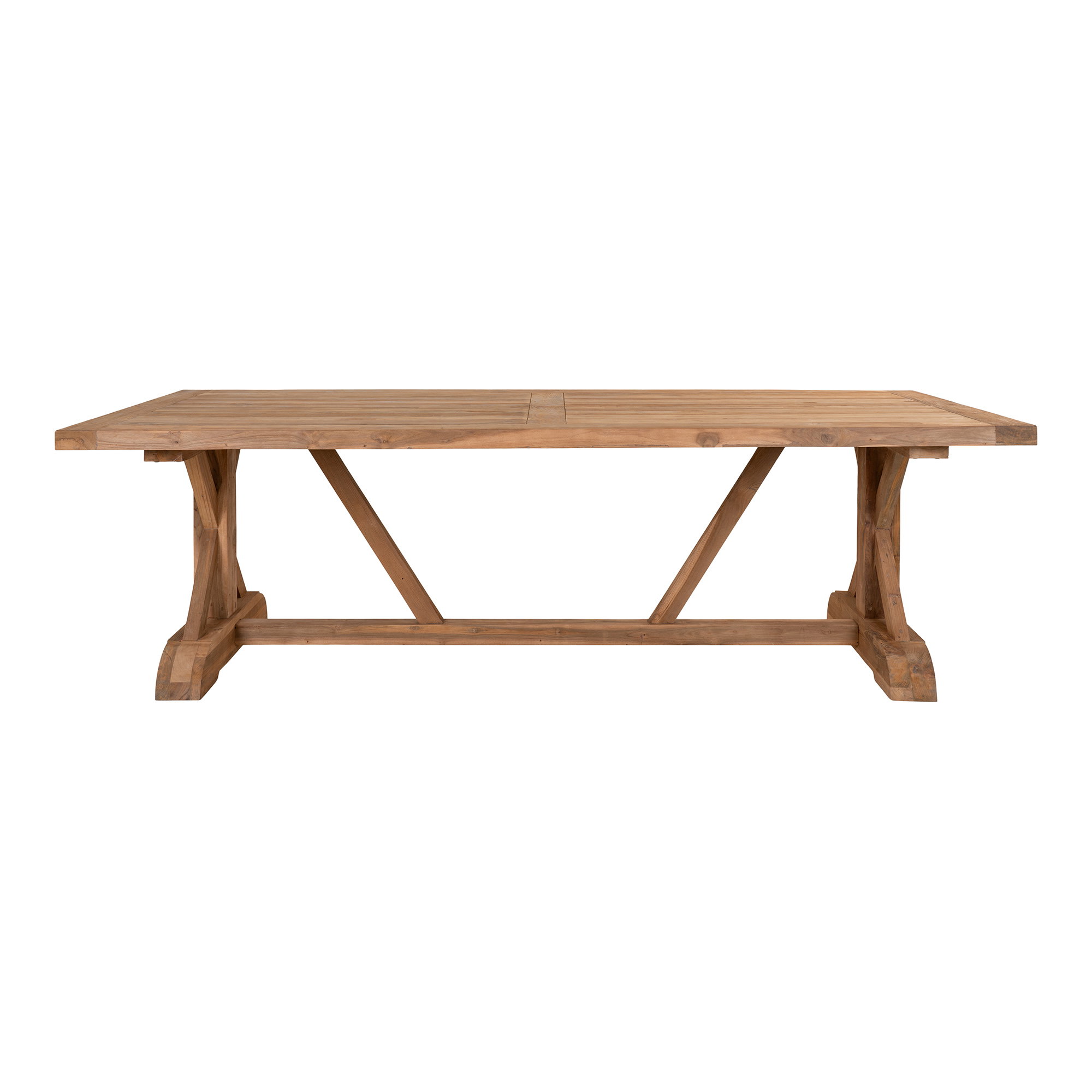 Volos Spisebord, teak, natur, 100x240x75 cm