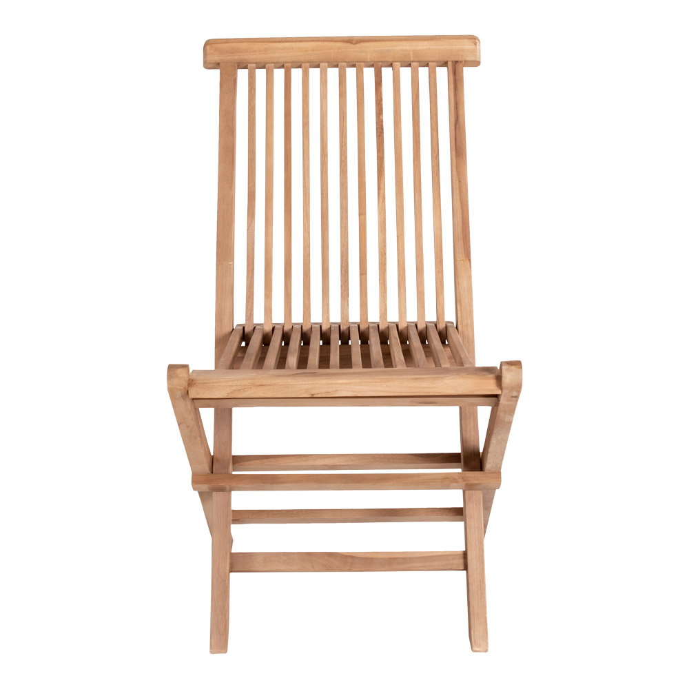 Toledo Spisebordstol, teak, natur – sæt af 2 - Billede 2