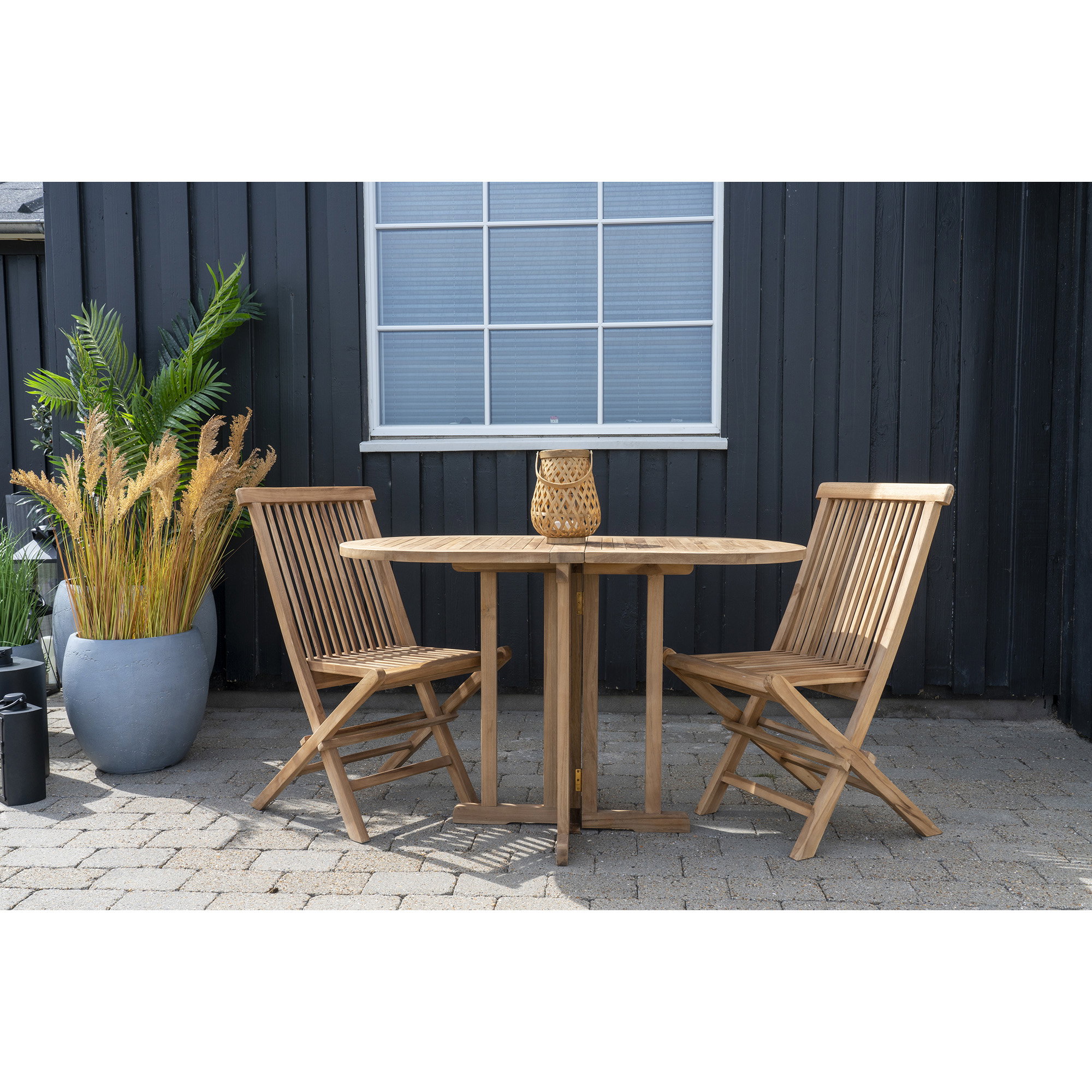 Toledo Spisebordstol, teak, natur – sæt af 2 - Billede 9